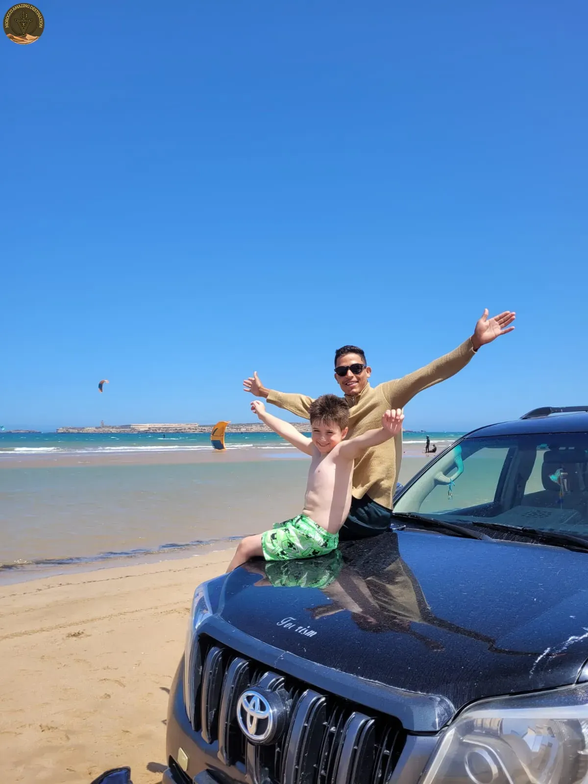 Atlantic beach near Agadir doubling Somali coast