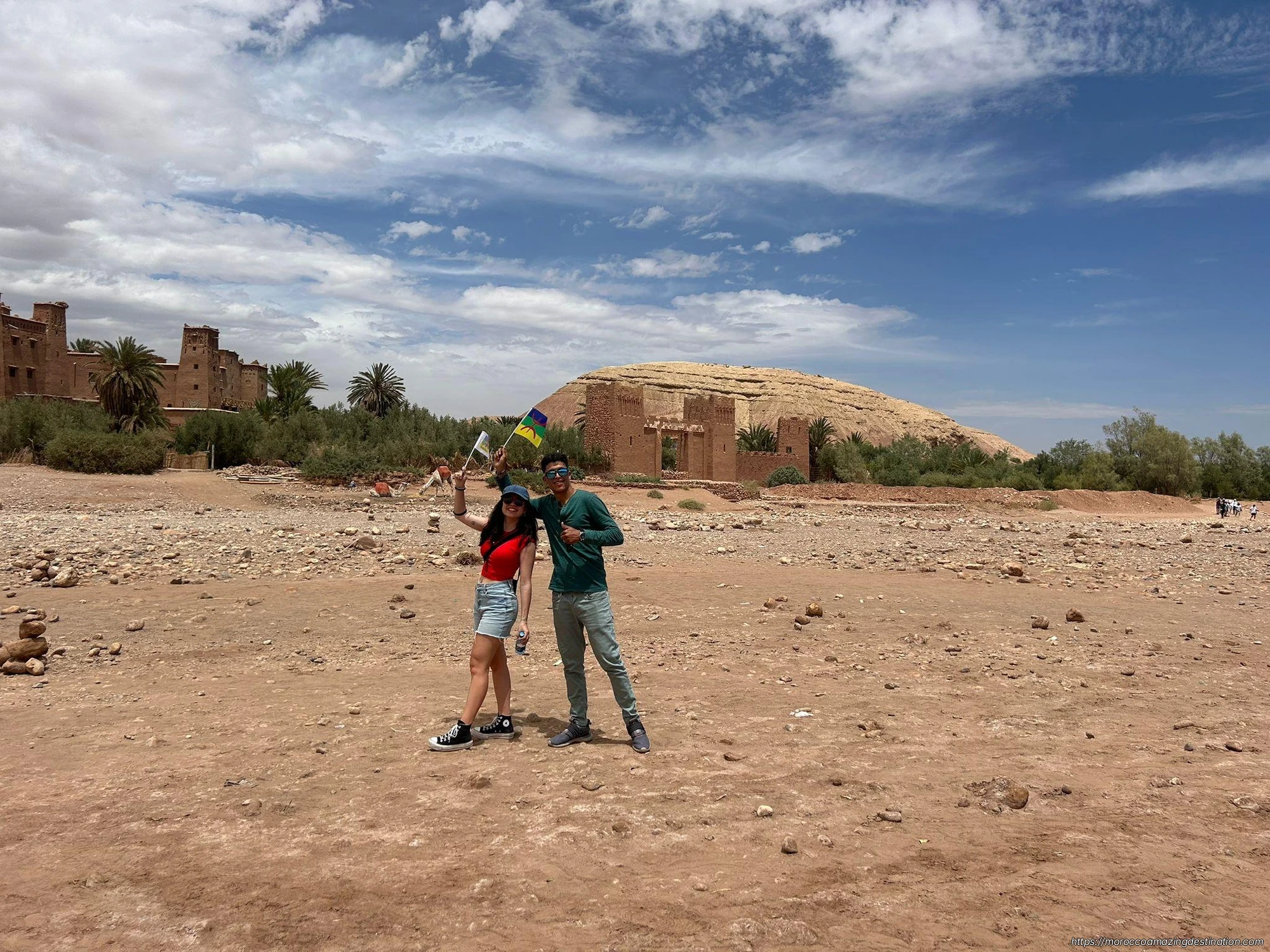Ait Benhaddou kasbah panoramic shot