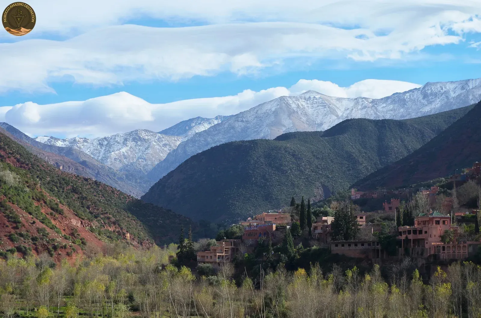 Atlas Mountains landscape in Morocco