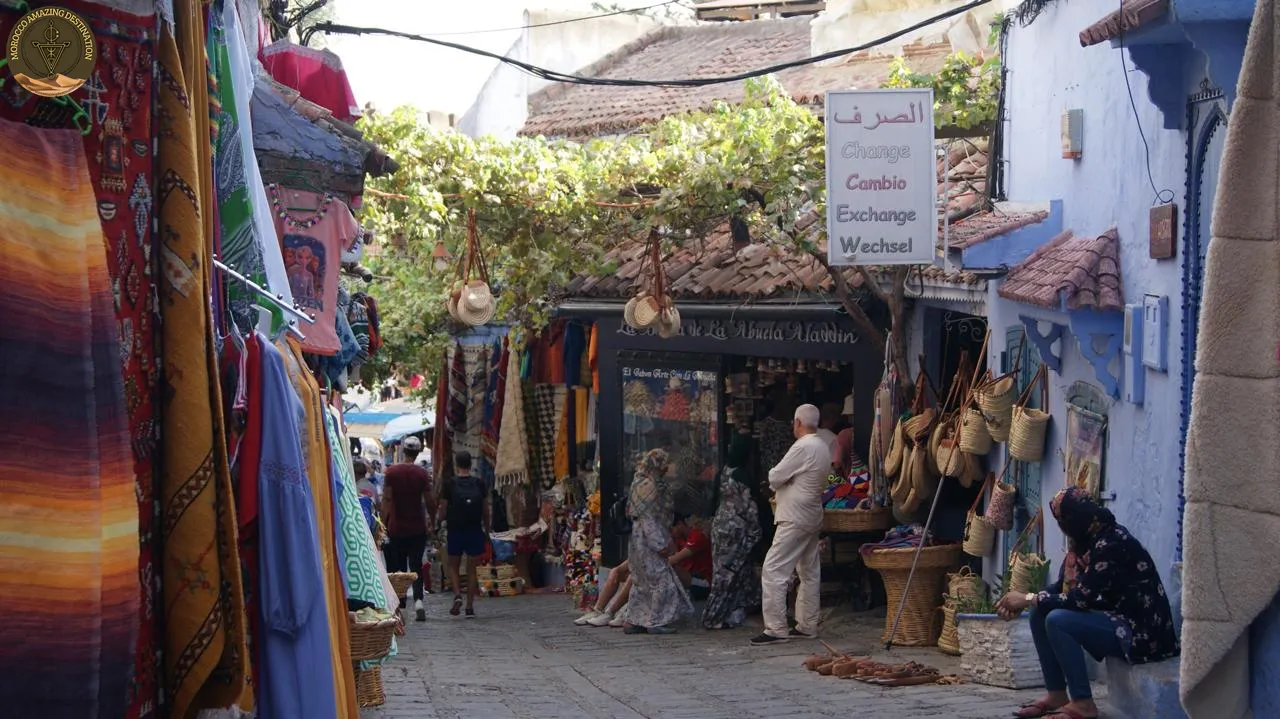 Desert Tour From Marrakech - Chefchaouen blue street in Morocco