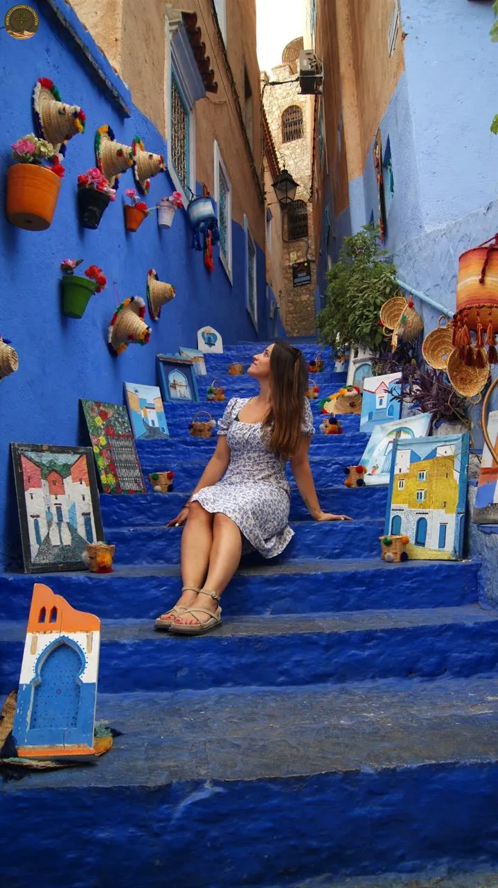 Tangier Marrakech - Chefchaouen Blue City Stairs in Morocco
