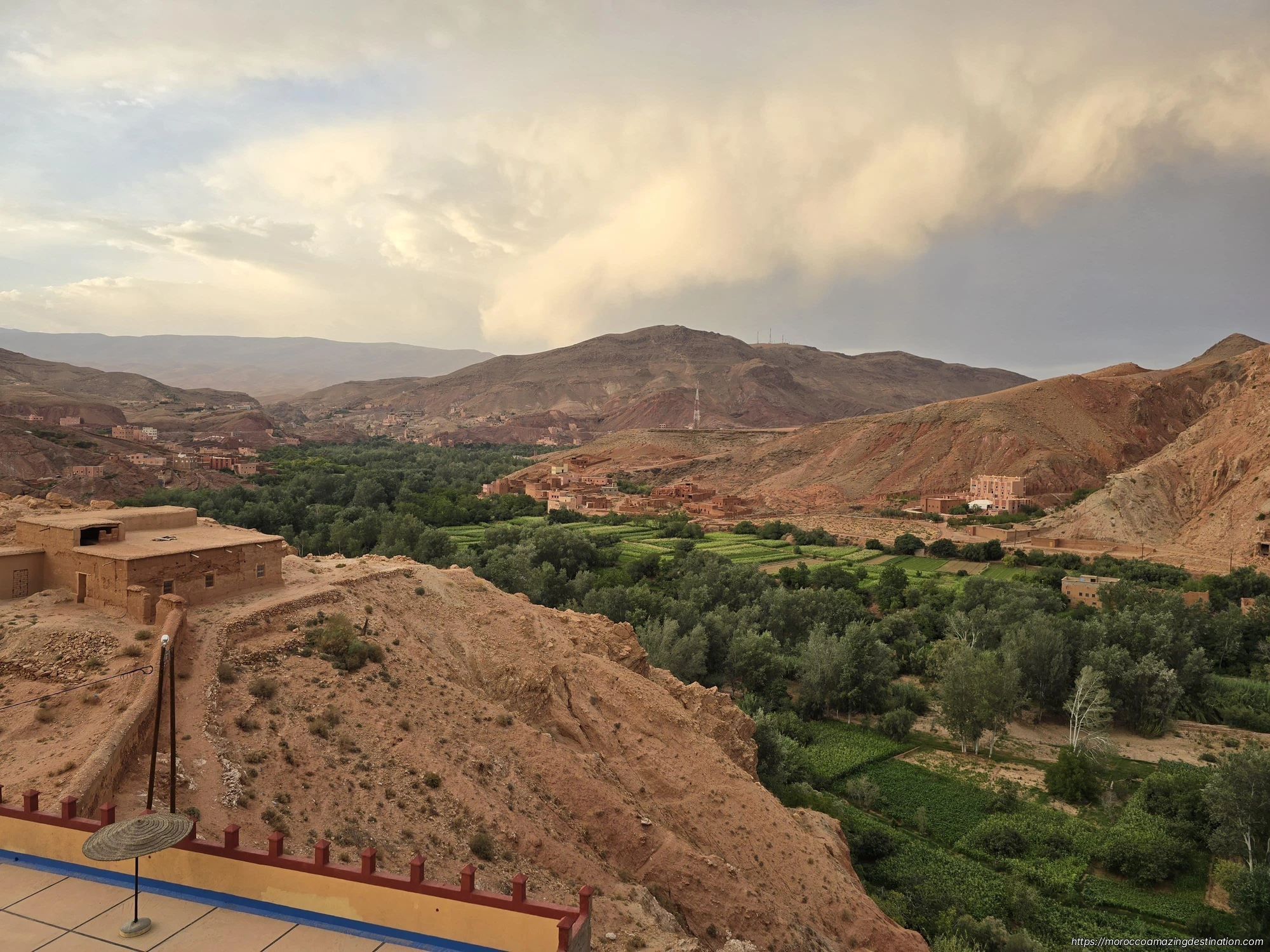 Dades Valley panoramic shot