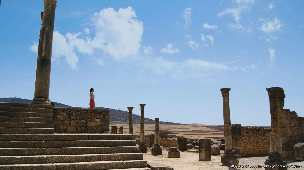 Morocco Tour - Meknes Volubilis panoramic shot in Morocco