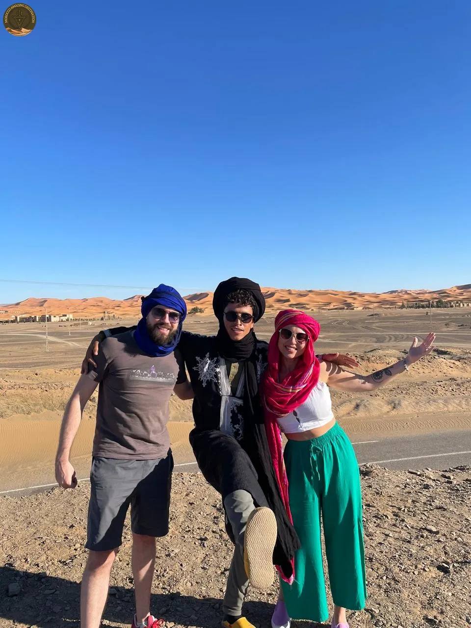 Campo nel deserto di Merzouga