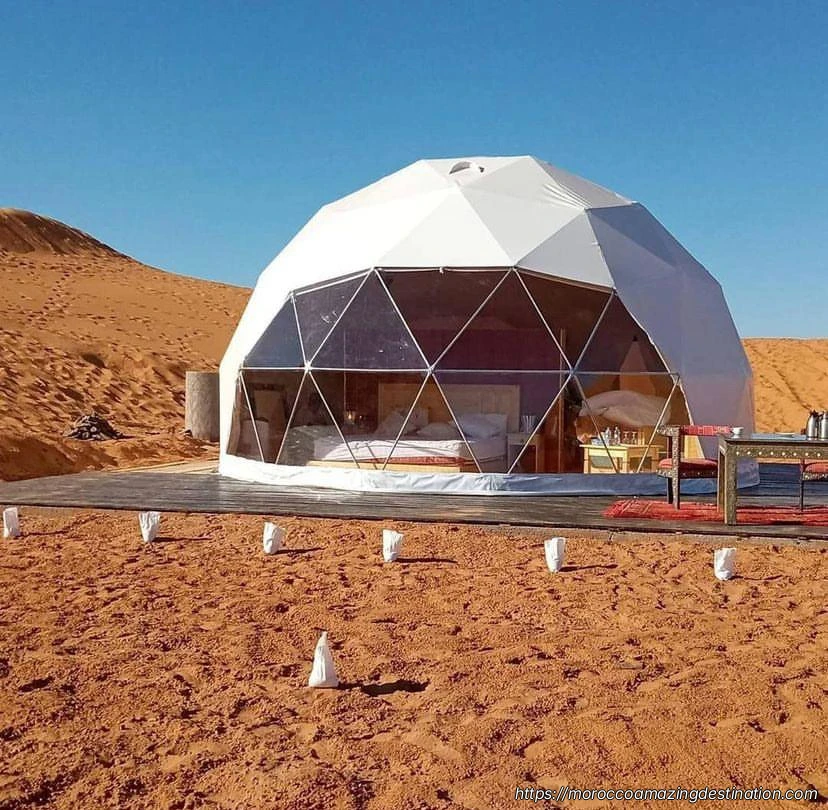 Desert camp in Merzouga