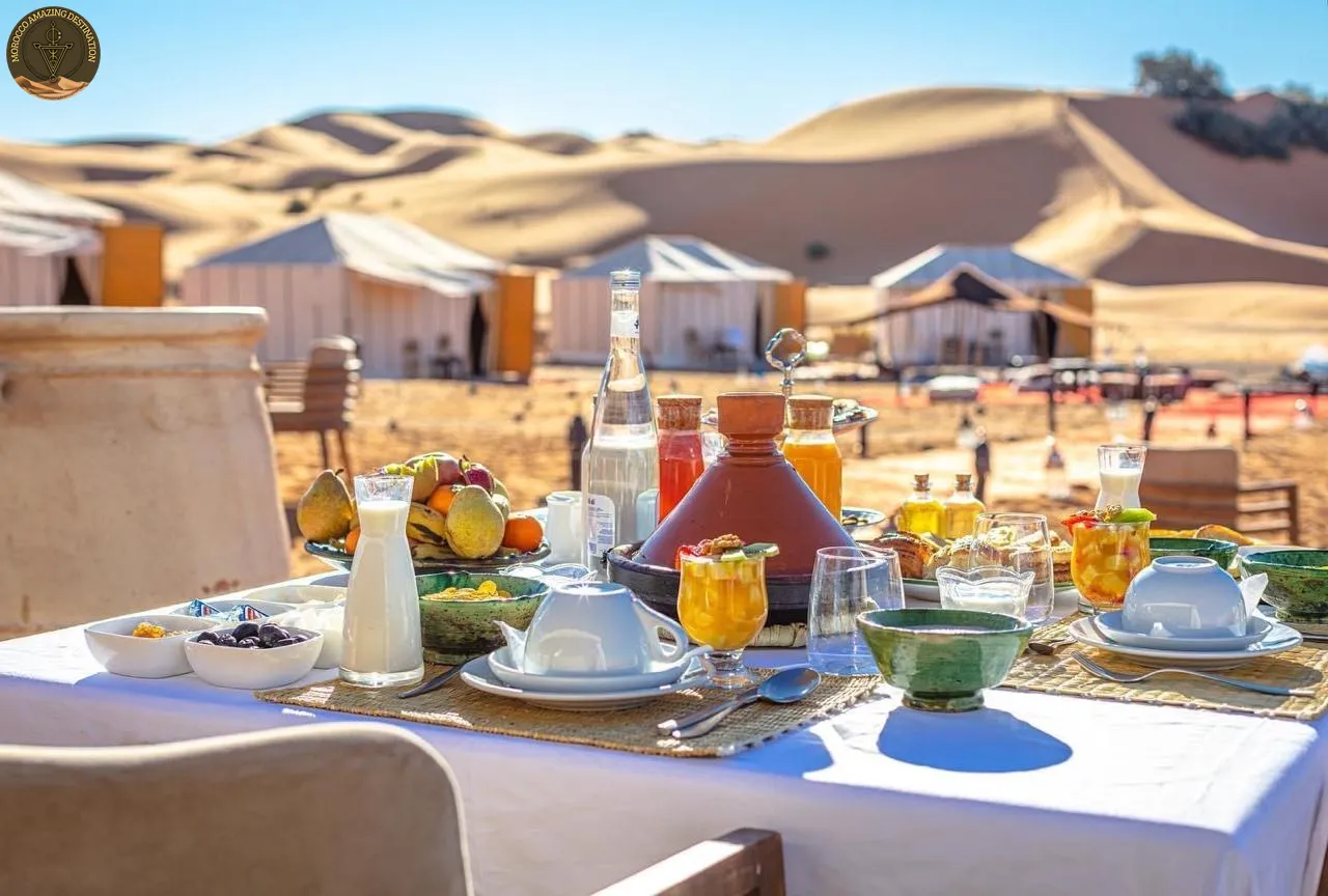 Fes To Marrakech - Merzouga Desert Camp Breakfast in Morocco