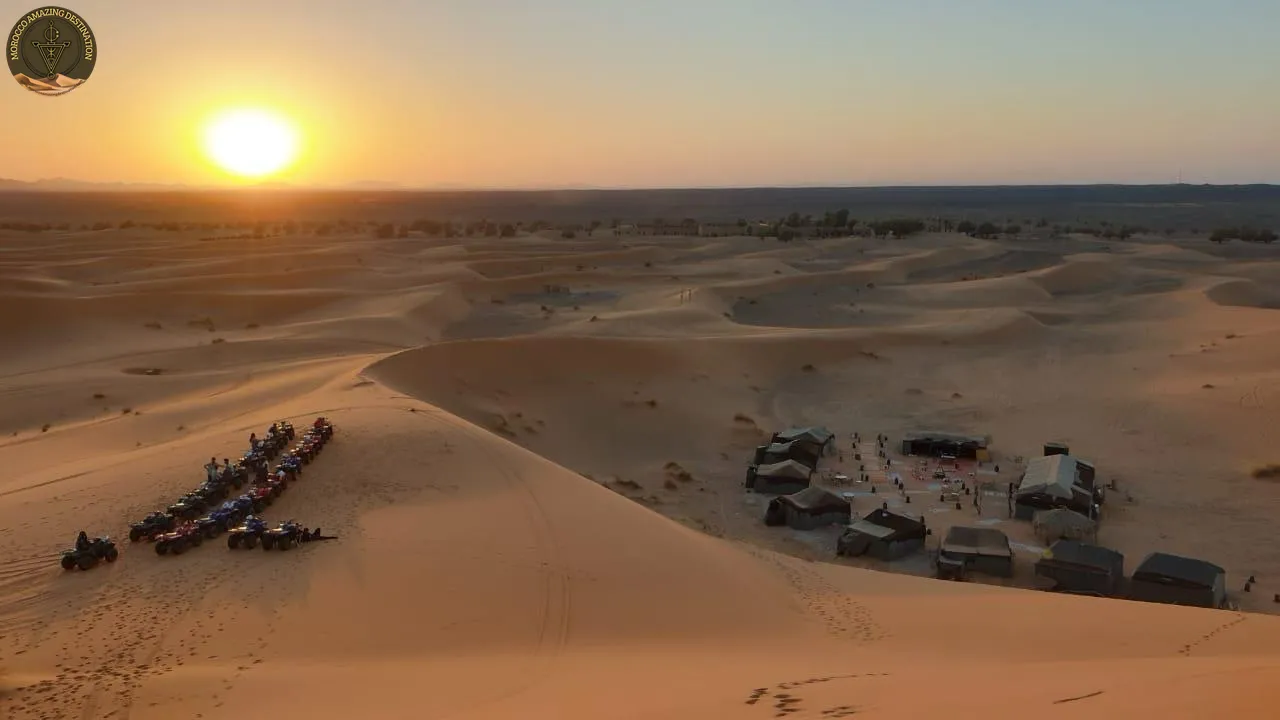 Tangier Marrakech - Merzouga Desert Camp Sunset in Morocco