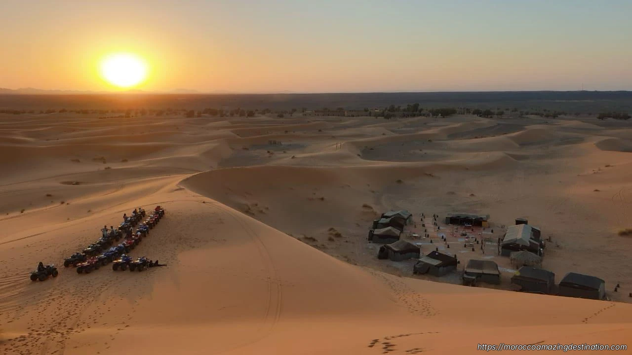 Merzouga Desert Camp Sunset