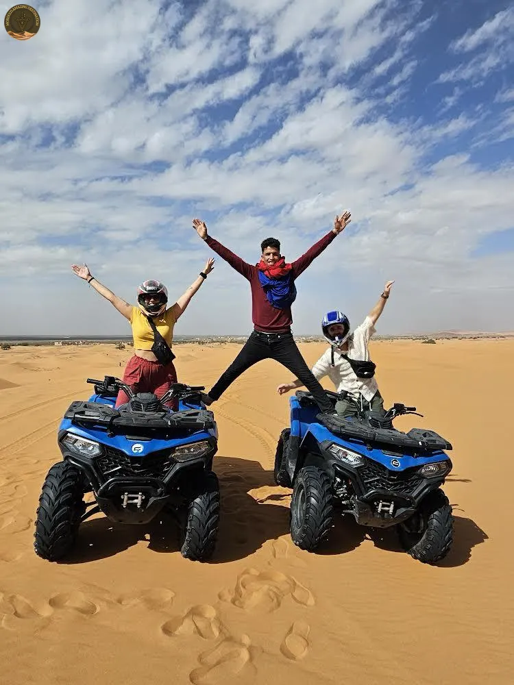 Morocco Tour - Merzouga desert quads in Morocco