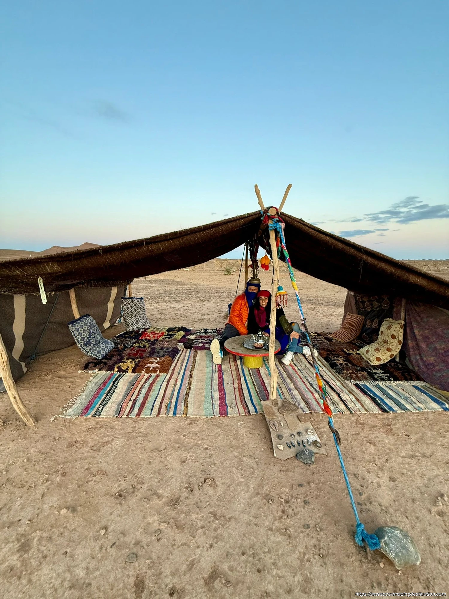 Nomads in Merzouga Desert