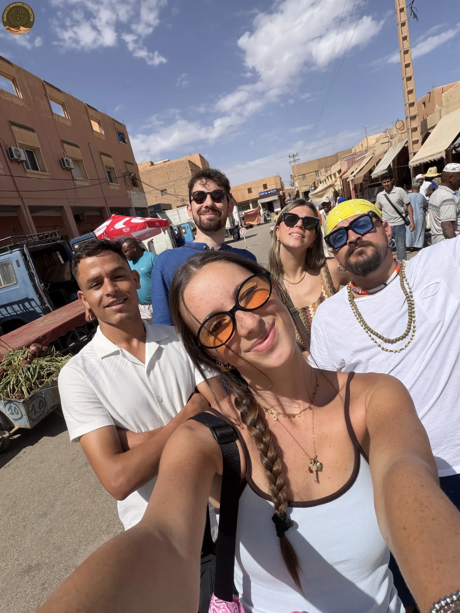 Fes to Rabat via Merzouga Desert - Rissani traditional market in Morocco