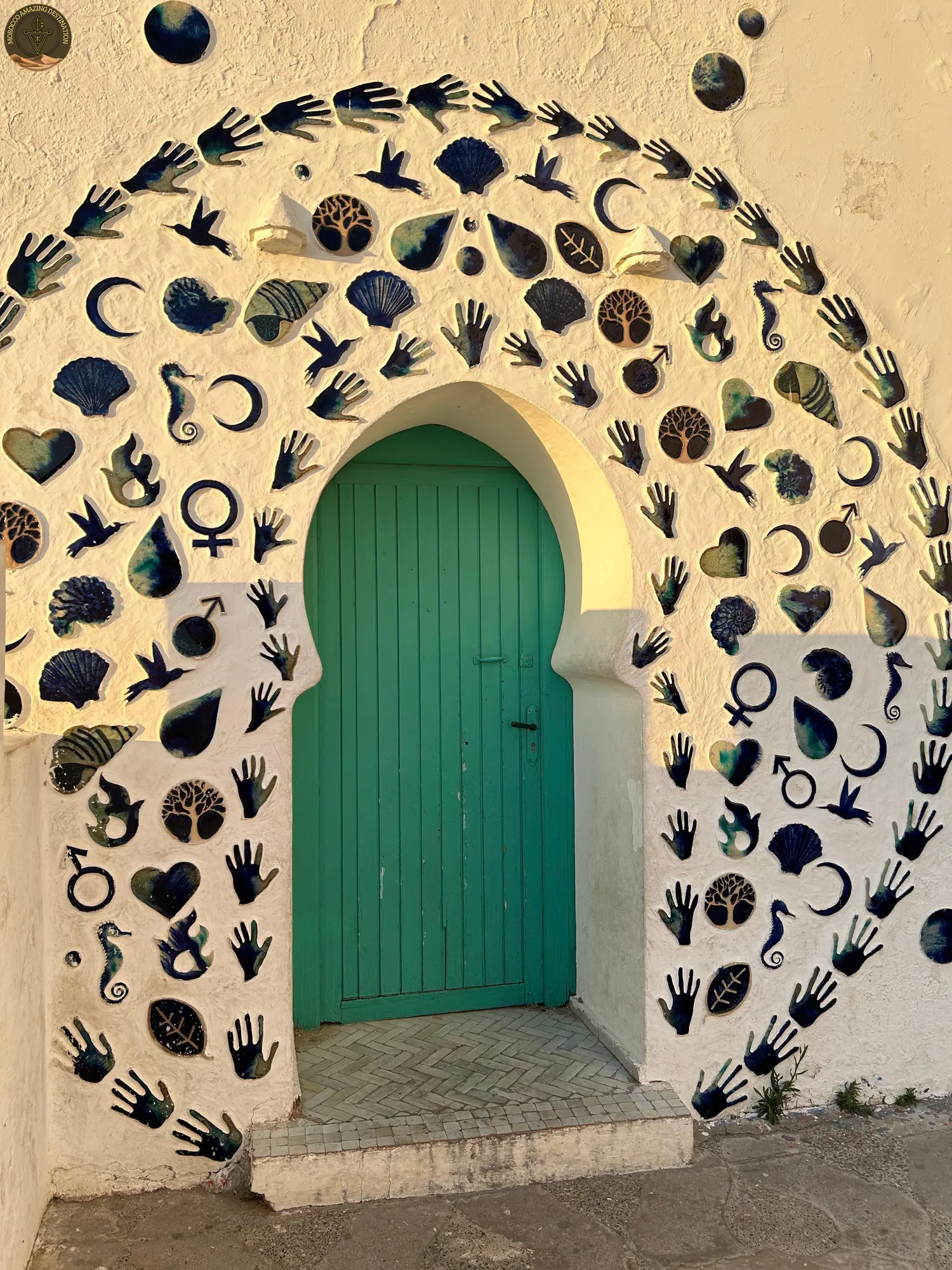 Morocco Experience - Tangier Traditional Door in Morocco
